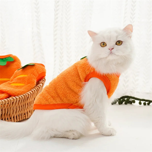 Cozy Fleece Pet Vest - Warm Winter Clothing for Small Dogs & Cats
