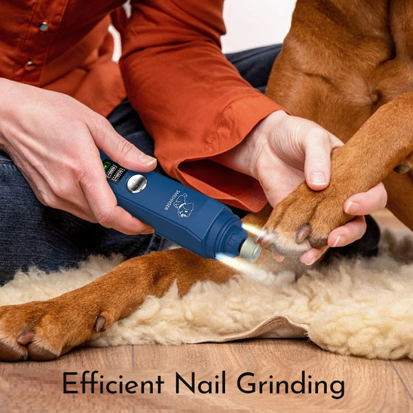Professional Electric Pet Nail Grinder - Low Noise Trimmer for Dogs & Cats