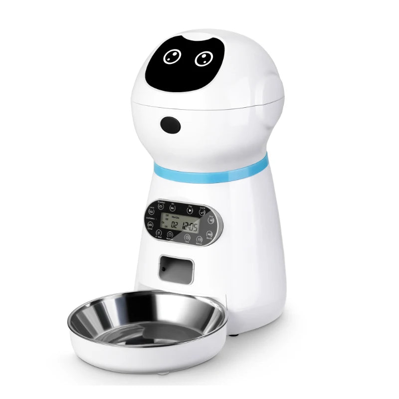 Automatic Pet Feeder with Timer - 3.5L Smart Food Dispenser