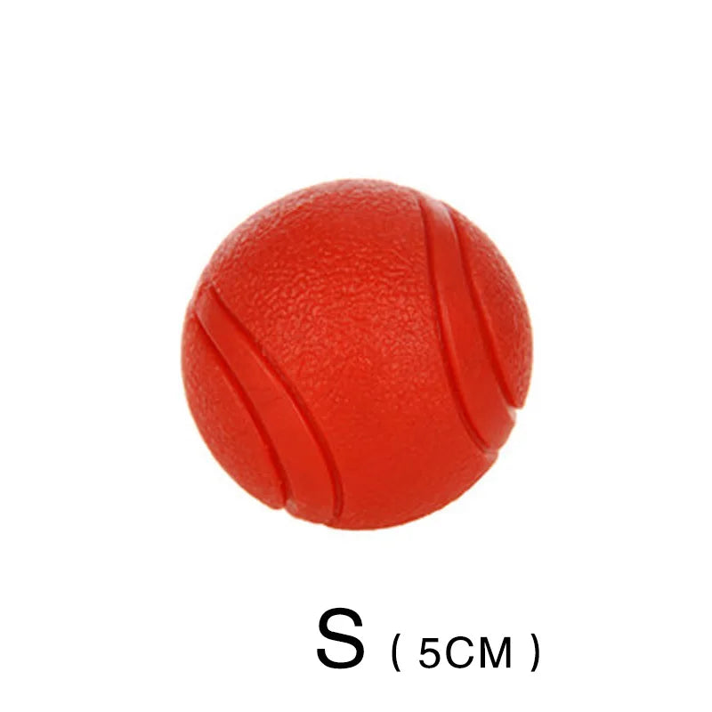 Durable Rubber Ball Dog Toy - Bite-Resistant Fetch Toy for Small to Large Dogs