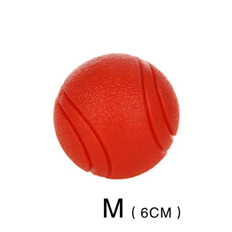 Durable Rubber Ball Dog Toy - Bite-Resistant Fetch Toy for Small to Large Dogs