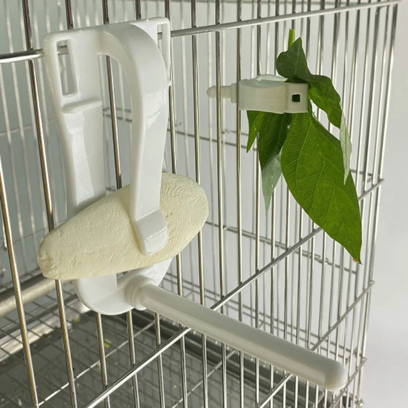 Bird Feeder Clip - Parrot Food Holder for Fruits & Vegetables