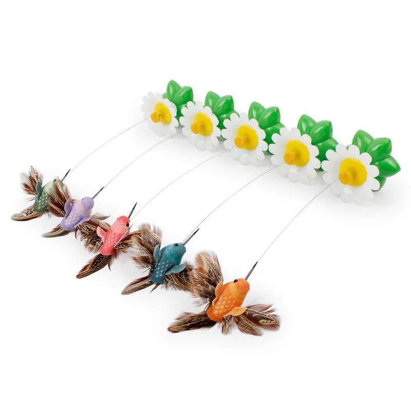 Interactive Rotating Butterfly Cat Toy - 360° Electric Motion Toy for Cats