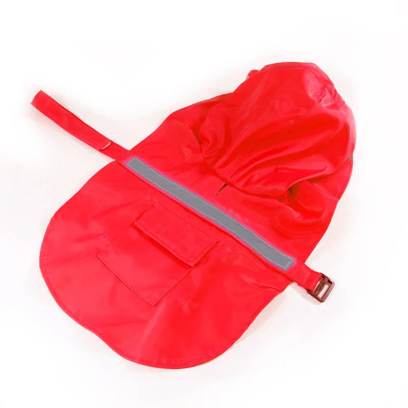 Reflective Dog Raincoat - Waterproof Pet Jacket for Small to Extra Large Dogs