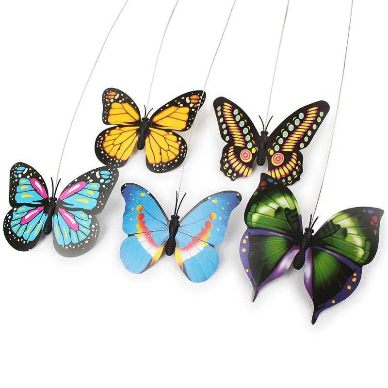 Interactive Rotating Butterfly Cat Toy - 360° Electric Motion Toy for Cats