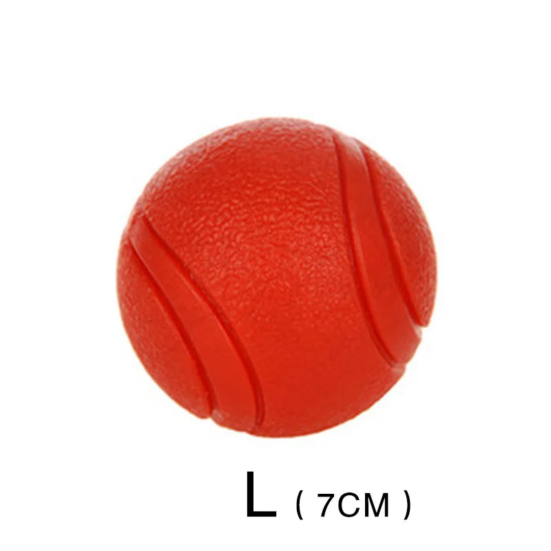 Durable Rubber Ball Dog Toy - Bite-Resistant Fetch Toy for Small to Large Dogs