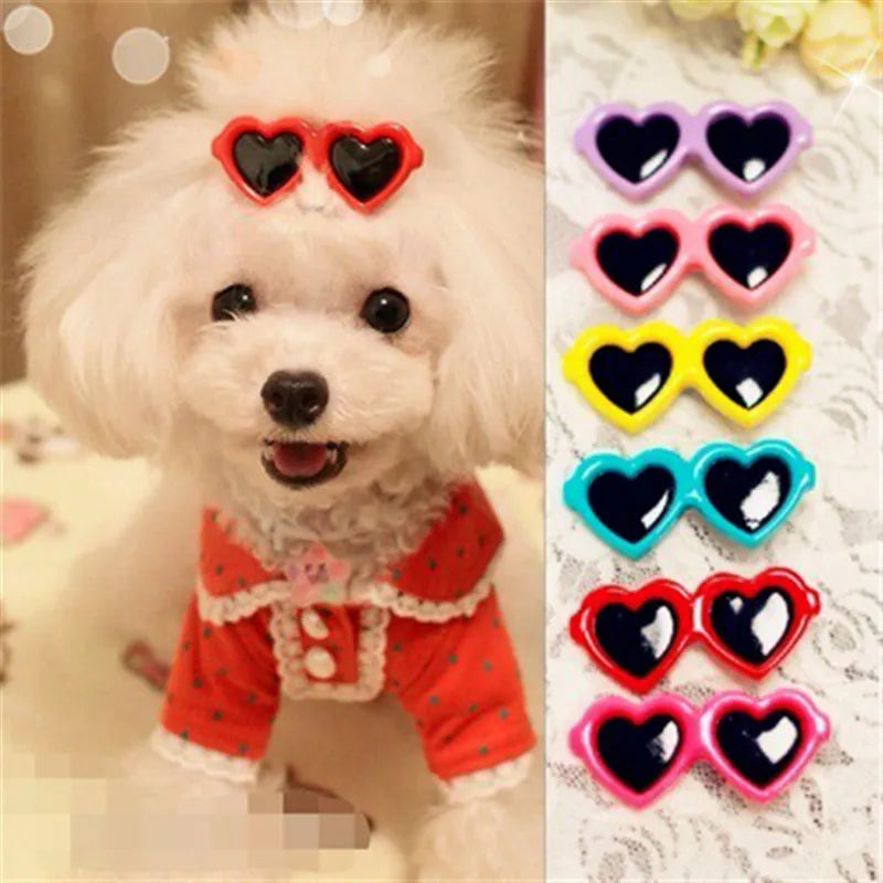 Pet Heart Sunglasses & Hair Accessories Set
