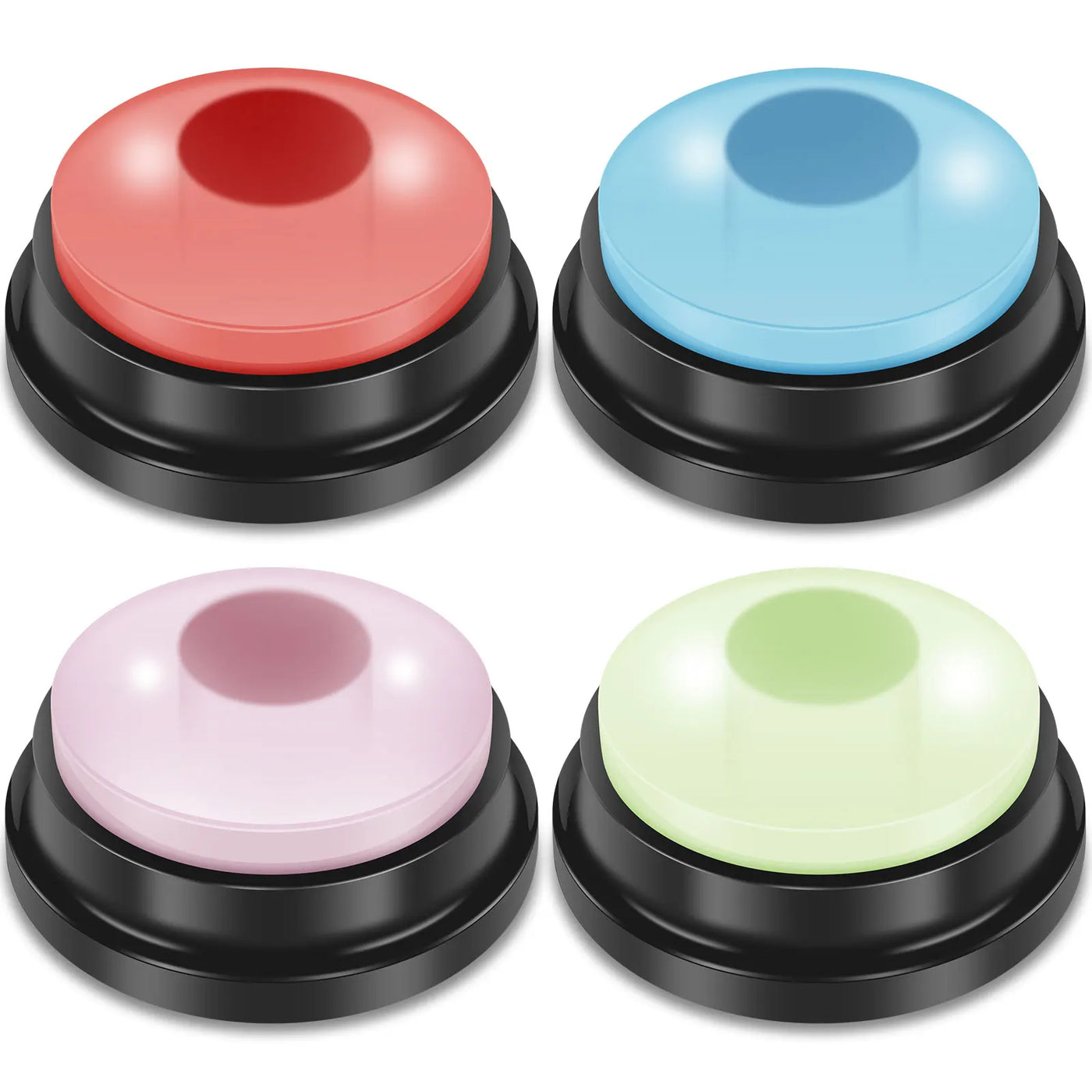 Recordable Dog Training Buttons with Light - Interactive Pet Communication Toy