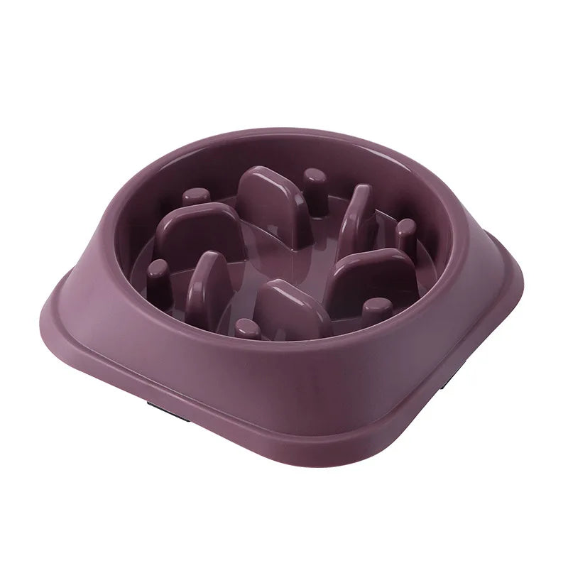 Slow Feeder Pet Bowl - Anti-Choking Design for Dogs & Cats