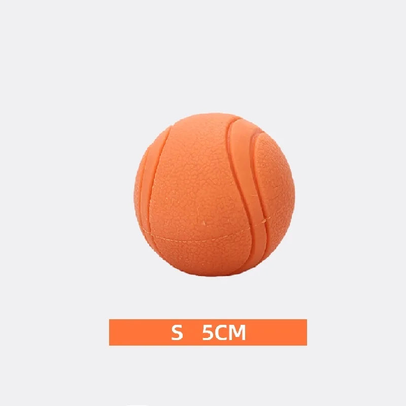 Durable Rubber Ball Dog Toy - Bite-Resistant Fetch Toy for Small to Large Dogs