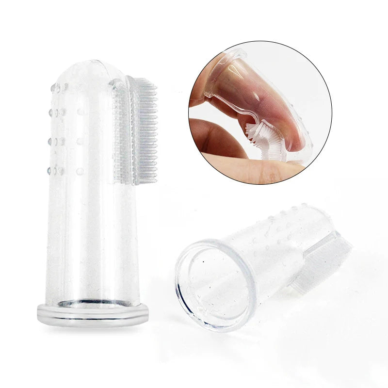 Pet Finger Toothbrush - Soft Silicone Dental Care for Dogs & Cats