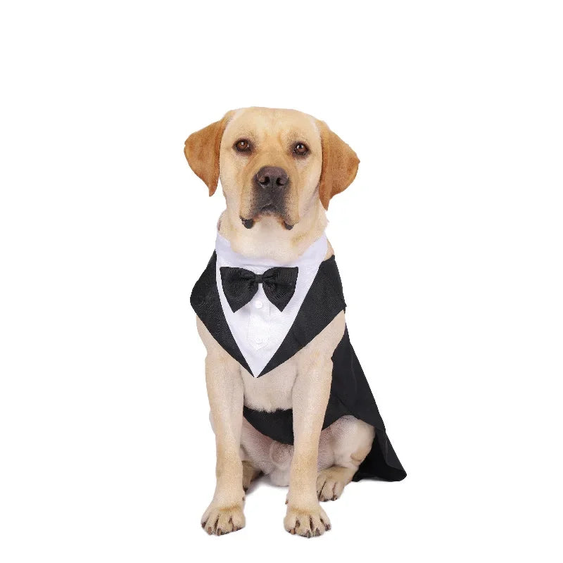 Pet Formal Tuxedo - Elegant Wedding & Party Suit for Dogs