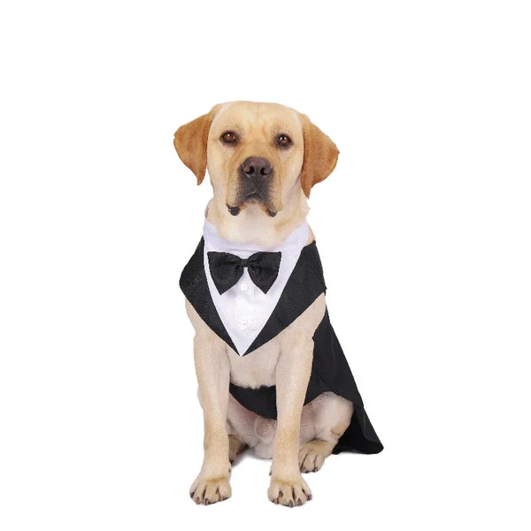 Pet Formal Tuxedo - Elegant Wedding & Party Suit for Dogs