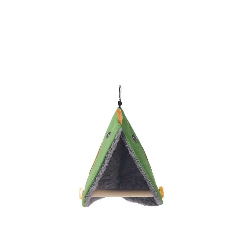 Plush Bird Nest Hammock - Cozy Hanging Bed for Parrots & Parakeets