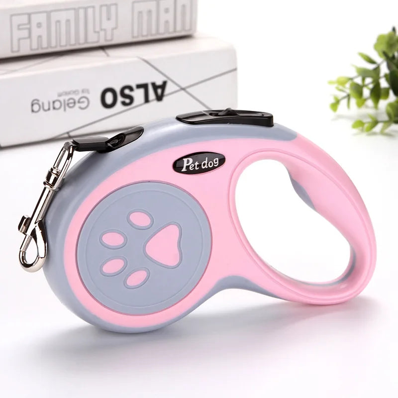 Automatic Retractable Dog Leash - 3m/5m Nylon Lead