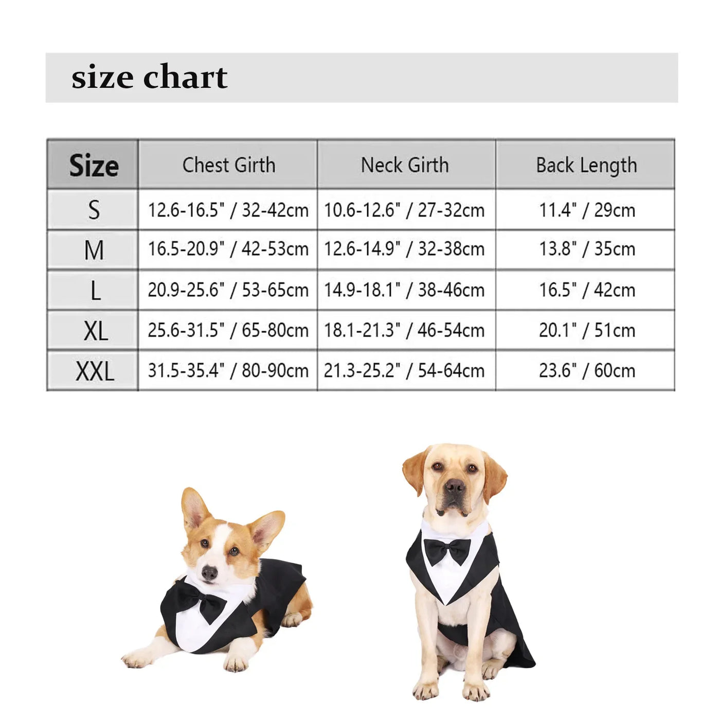 Pet Formal Tuxedo - Elegant Wedding & Party Suit for Dogs