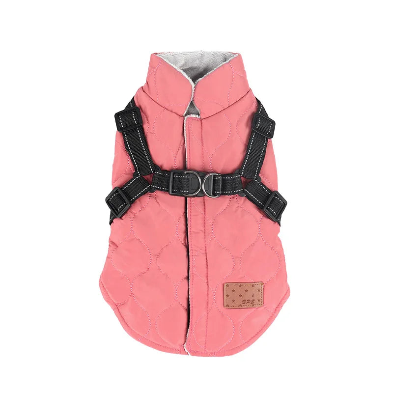 Windproof Winter Dog Coat - Padded Jacket for Small Dogs