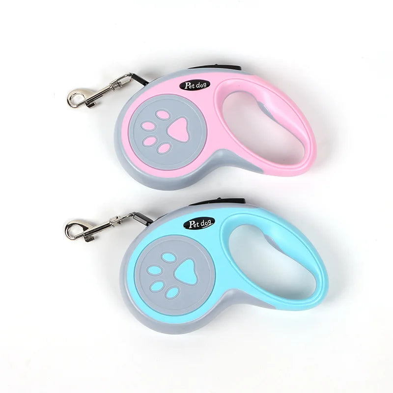 Automatic Retractable Dog Leash - 3m/5m Nylon Lead
