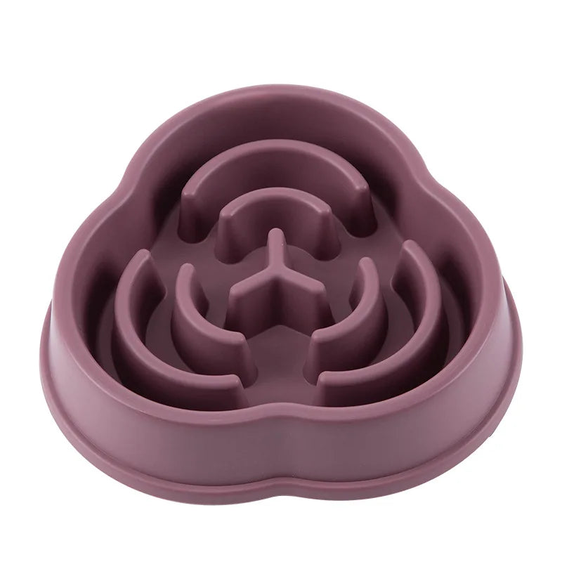 Slow Feeder Pet Bowl - Anti-Choking Design for Dogs & Cats