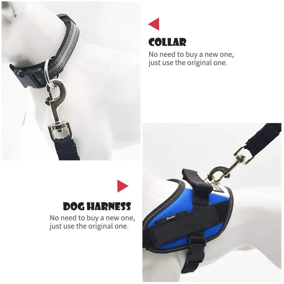 Adjustable Pet Car Seat Belt - Universal Safety Harness for Dogs and Cats