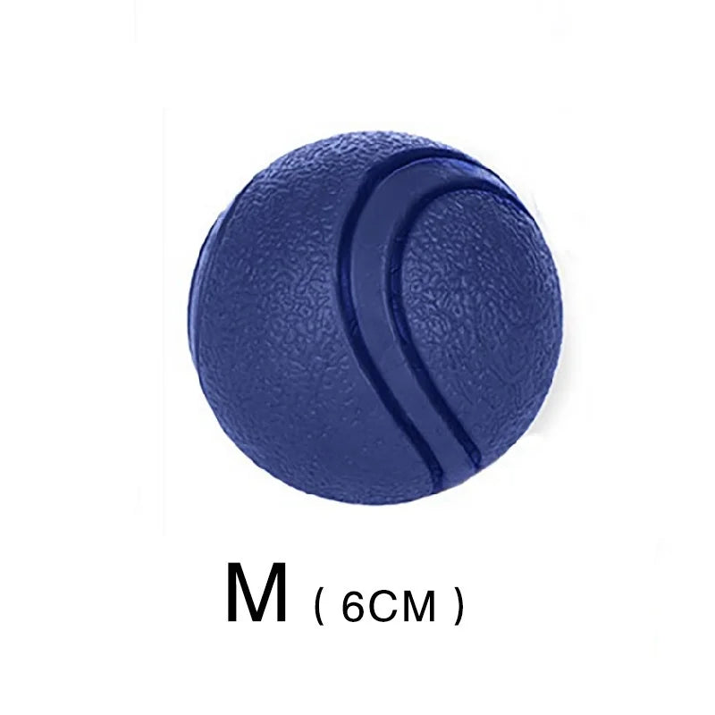 Durable Rubber Ball Dog Toy - Bite-Resistant Fetch Toy for Small to Large Dogs