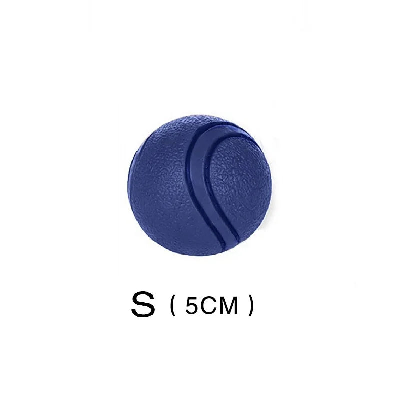 Durable Rubber Ball Dog Toy - Bite-Resistant Fetch Toy for Small to Large Dogs