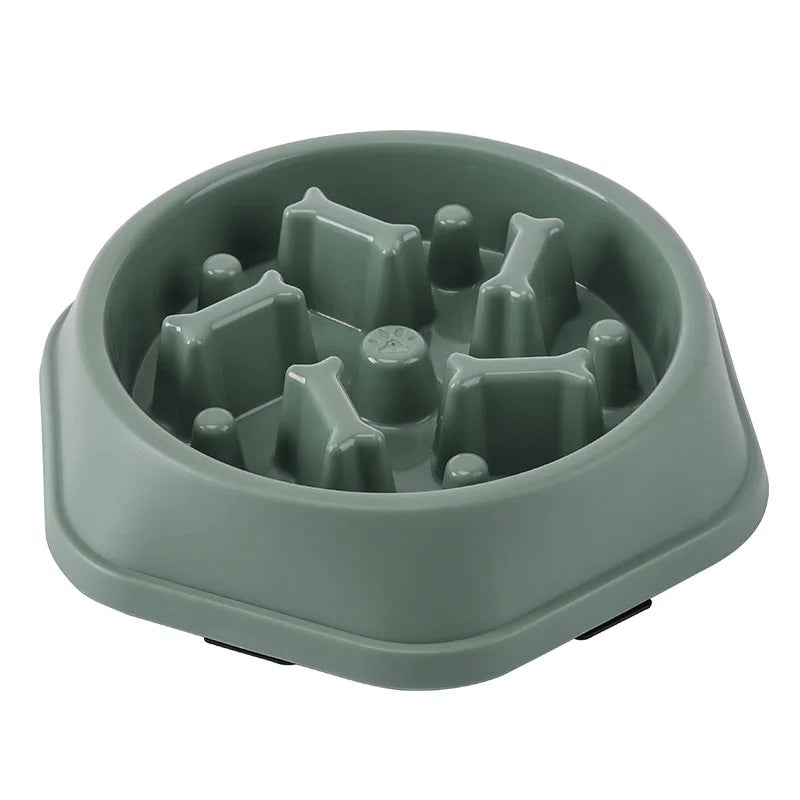 Slow Feeder Pet Bowl - Anti-Choking Design for Dogs & Cats