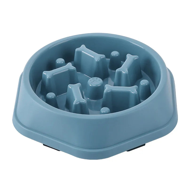 Slow Feeder Pet Bowl - Anti-Choking Design for Dogs & Cats