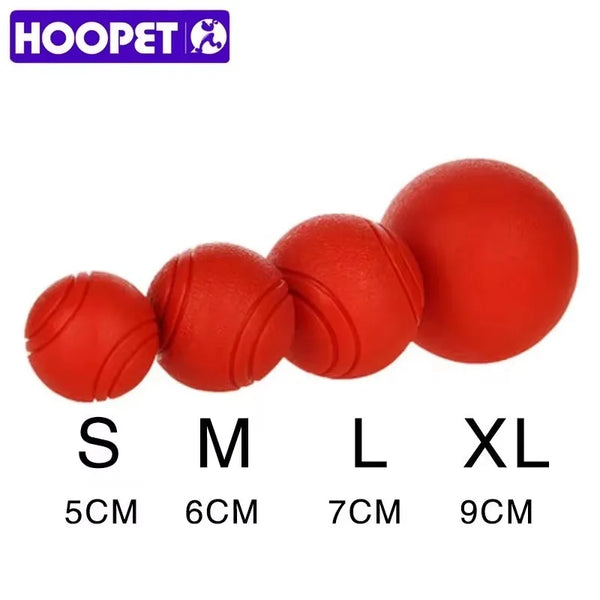 Durable Rubber Ball Dog Toy - Bite-Resistant Fetch Toy for Small to Large Dogs