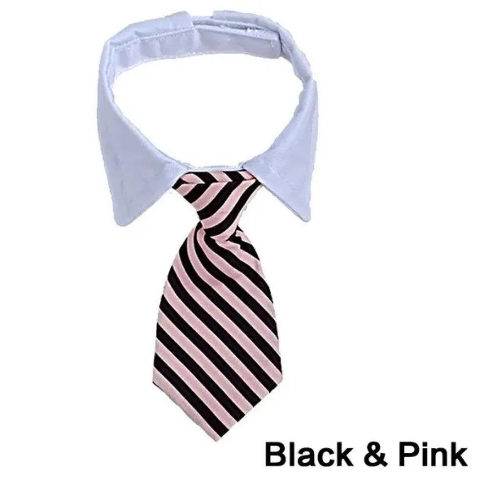 Adjustable Pet Bow Tie Collar for Dogs and Cats