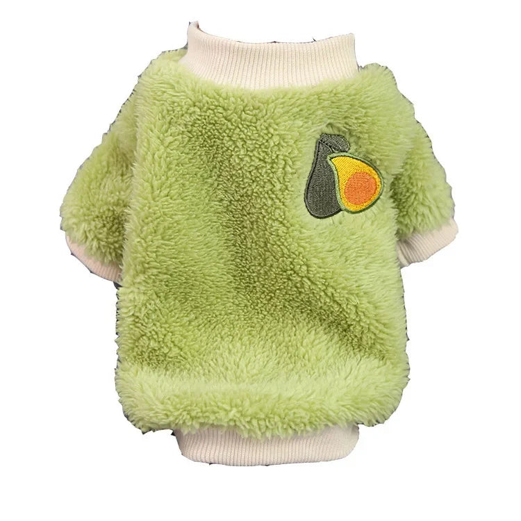 Warm Fleece Dog Hoodie - Cozy Winter Coat for Small Dogs & Puppies