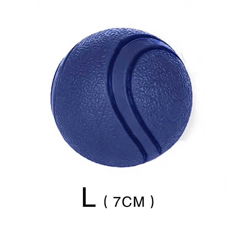 Durable Rubber Ball Dog Toy - Bite-Resistant Fetch Toy for Small to Large Dogs