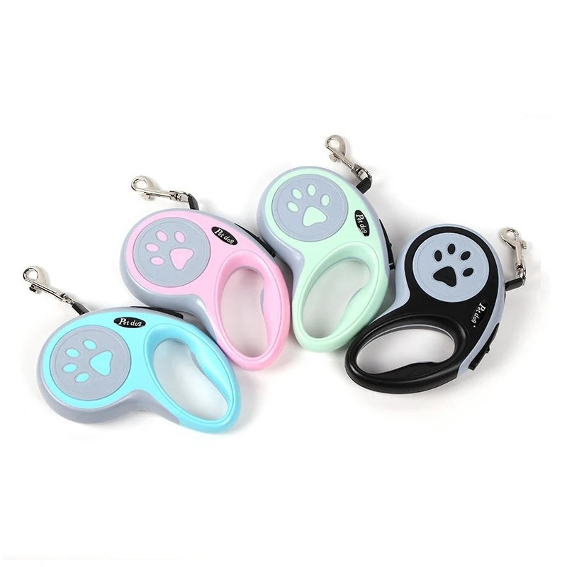 Automatic Retractable Dog Leash - 3m/5m Nylon Lead