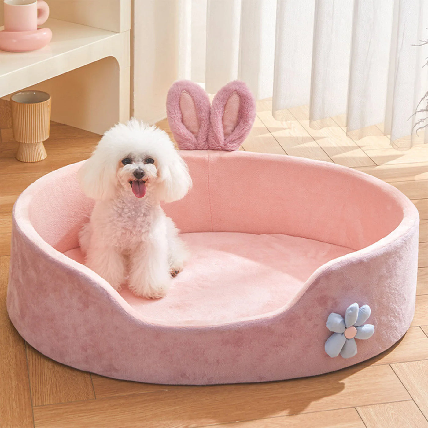 Detachable Washable Pet Bed - Soft & Comfortable for Dogs & Cats