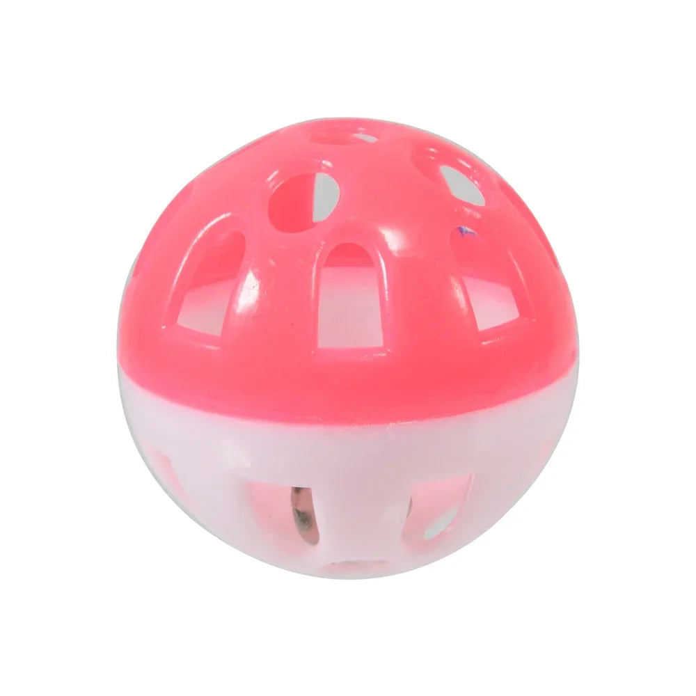 Colorful Parrot Bell Ball Toys - 10 Pack