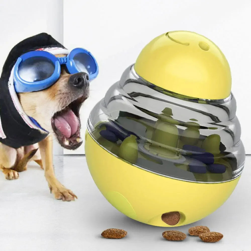 Interactive Slow Feeder Ball for Dogs - IQ Treat Dispenser