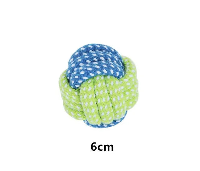 Interactive Dog Rope Toy - Durable Cotton Chew Toy for Small & Large Dogs