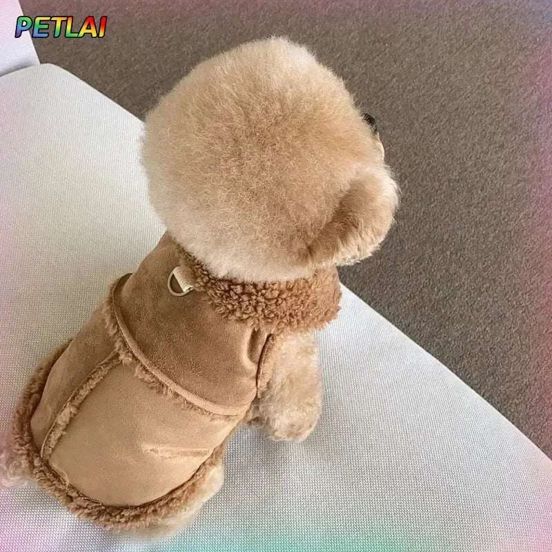 Premium Dog Vest Jacket - Soft Cotton Winter Coat for Small to Medium Dogs