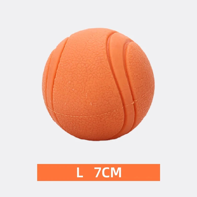 Durable Rubber Ball Dog Toy - Bite-Resistant Fetch Toy for Small to Large Dogs