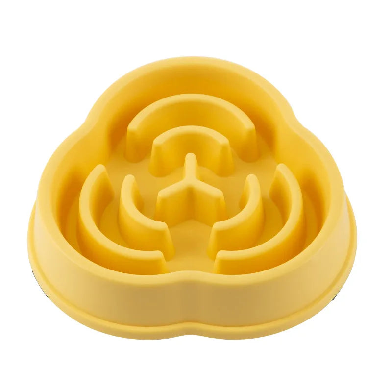 Slow Feeder Pet Bowl - Anti-Choking Design for Dogs & Cats