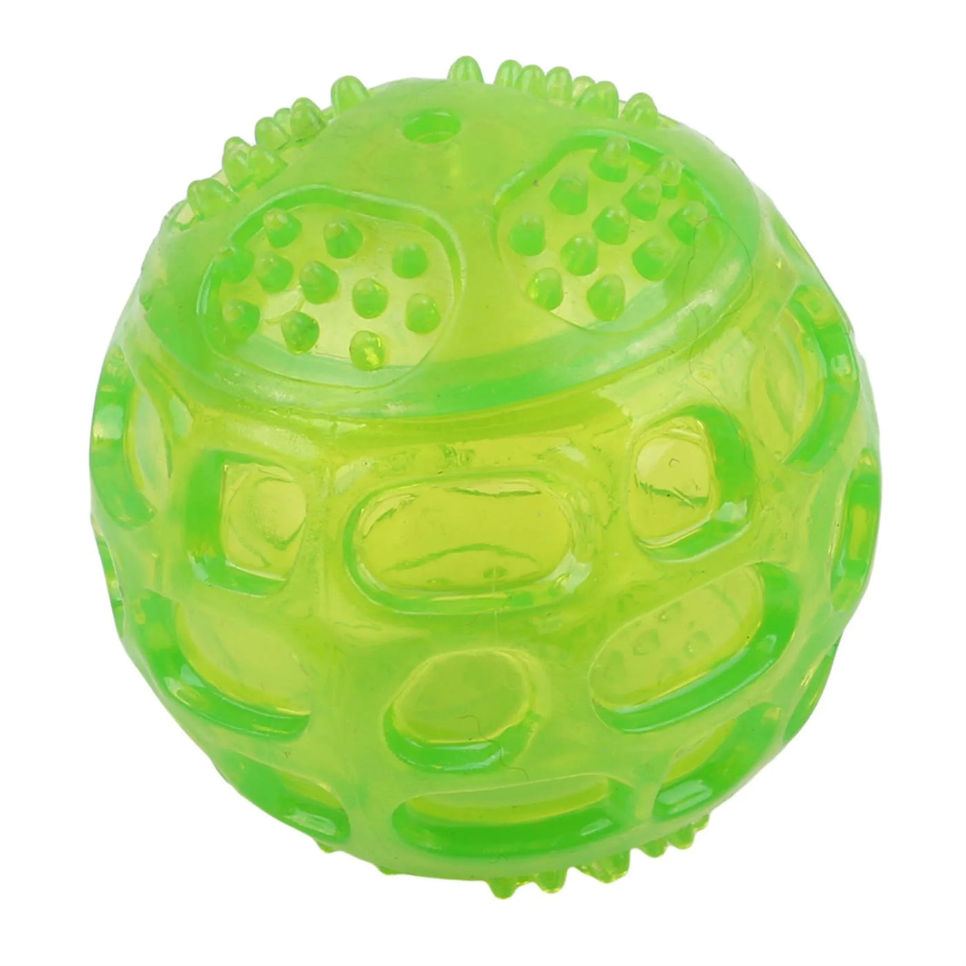 Interactive Dog Chew Ball with Squeaker - Durable Waterproof Toy