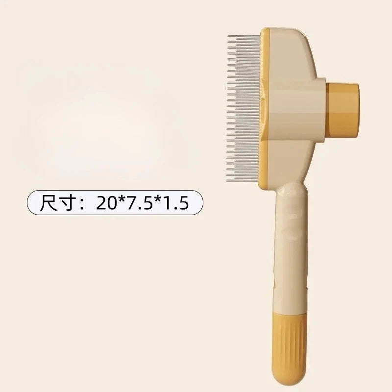 Self-Cleaning Pet Grooming Brush for Cats & Dogs