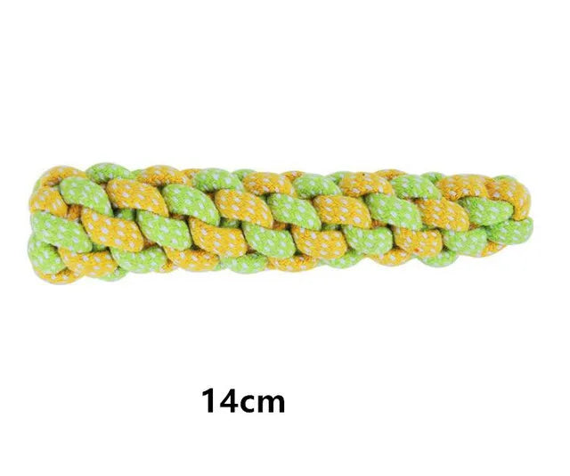 Interactive Dog Rope Toy - Durable Cotton Chew Toy for Small & Large Dogs