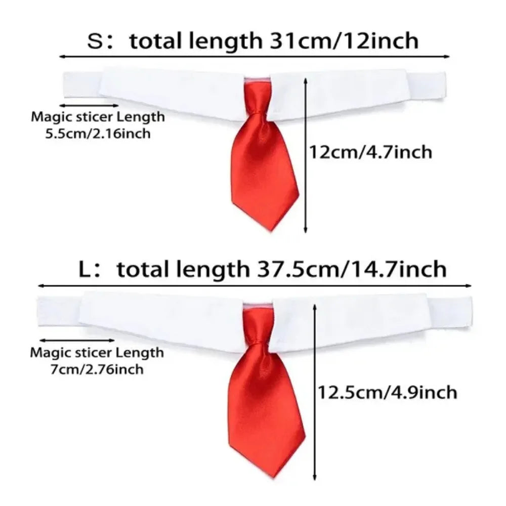 Adjustable Pet Bow Tie Collar for Dogs and Cats