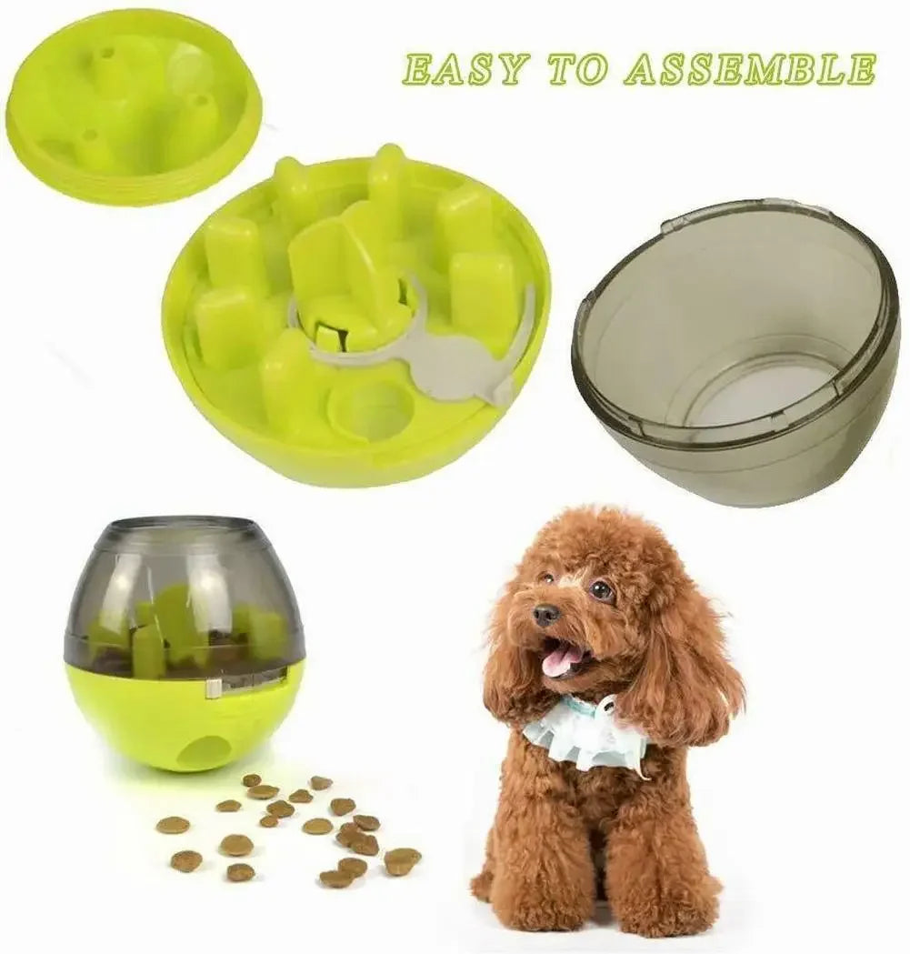 Interactive Slow Feeder Ball for Dogs - IQ Treat Dispenser
