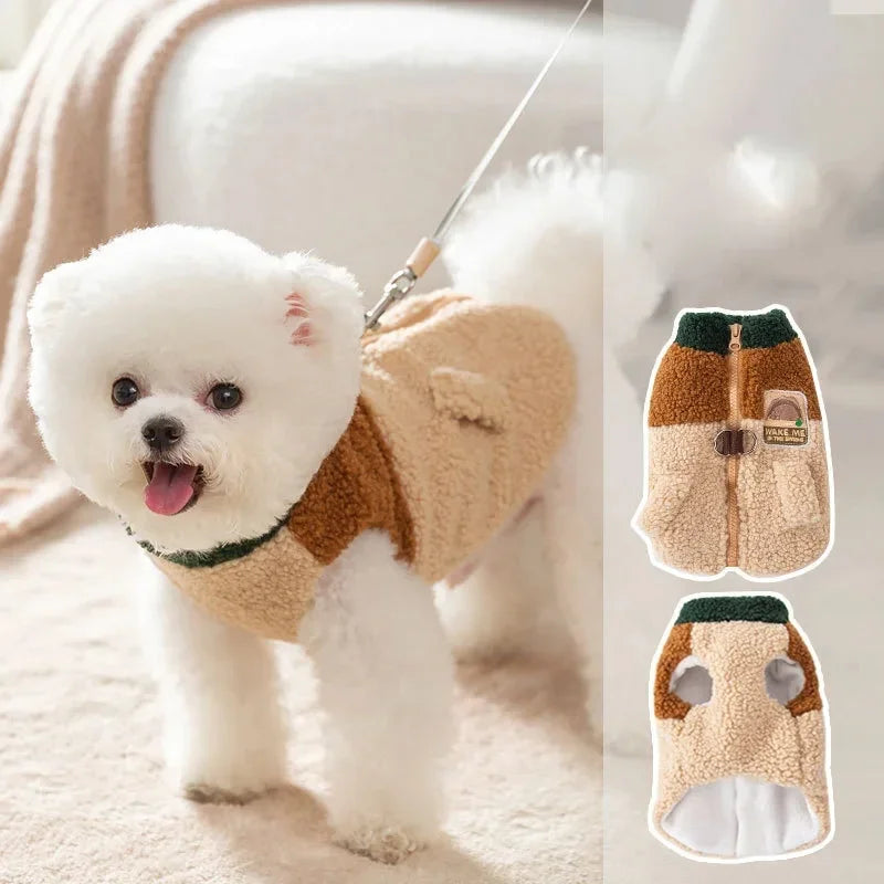 Premium Winter Dog Jacket - Warm Two-Legged Cardigan Coat