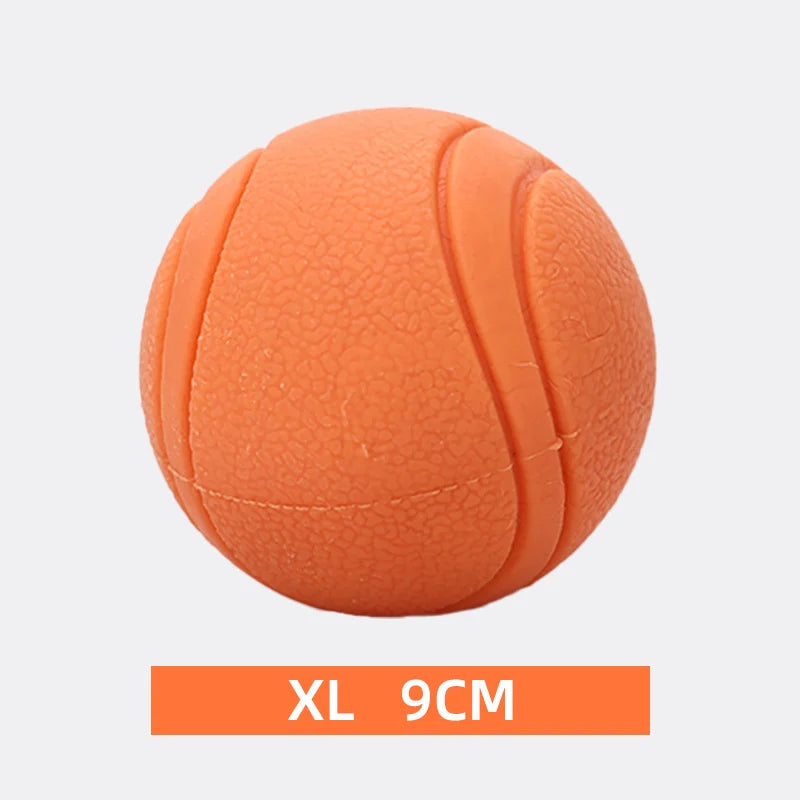 Durable Rubber Ball Dog Toy - Bite-Resistant Fetch Toy for Small to Large Dogs