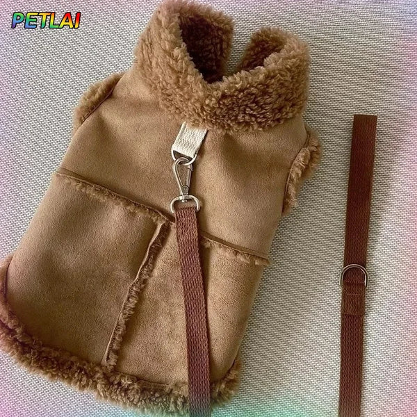 Premium Dog Vest Jacket - Soft Cotton Winter Coat for Small to Medium Dogs