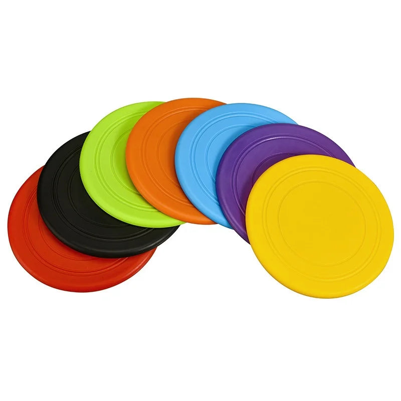 Silicone Flying Disc Dog Toy - Durable Chew-Resistant Interactive Pet Toy