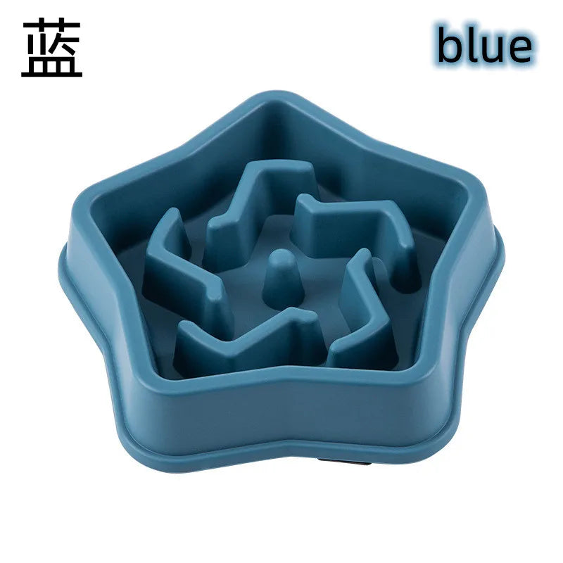 Slow Feeder Pet Bowl - Anti-Choking Design for Dogs & Cats